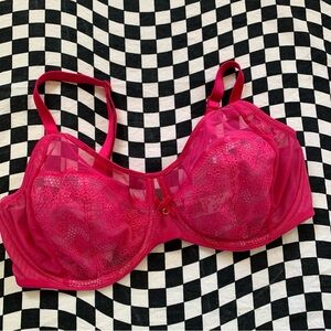 Chantelle Révèle Moi Perfect Fit Underwire Bra Size 36DD 36E Pink